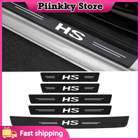 for MG HS letter Logo 2023 Car Door Sill Protector Plate Rear Trunk Bumper Strips Threshold Stickers Anti Scratch Covers