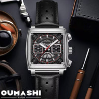 40mm men's watch ETA 7750 automatic multi-function chronograph movement sapphire glass diving mechanical Customized watch