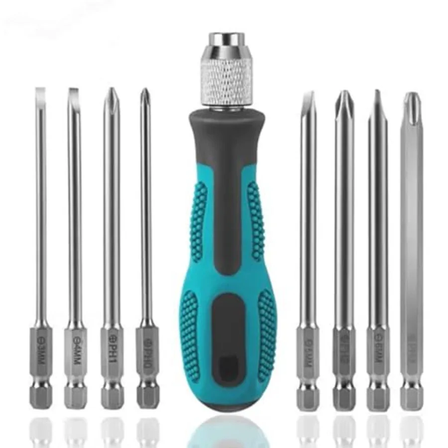 ไขควง 8 อิน 1 ชุดไขควงมืออาชีพอเนกประสงค์พร้อมหัวไขควงที่มีความแม่นยำสำหรับการซ่อมแซมบ้าน การบำรุงรักษาอุปกรณ์อิเล็กทรอนิกส์และ