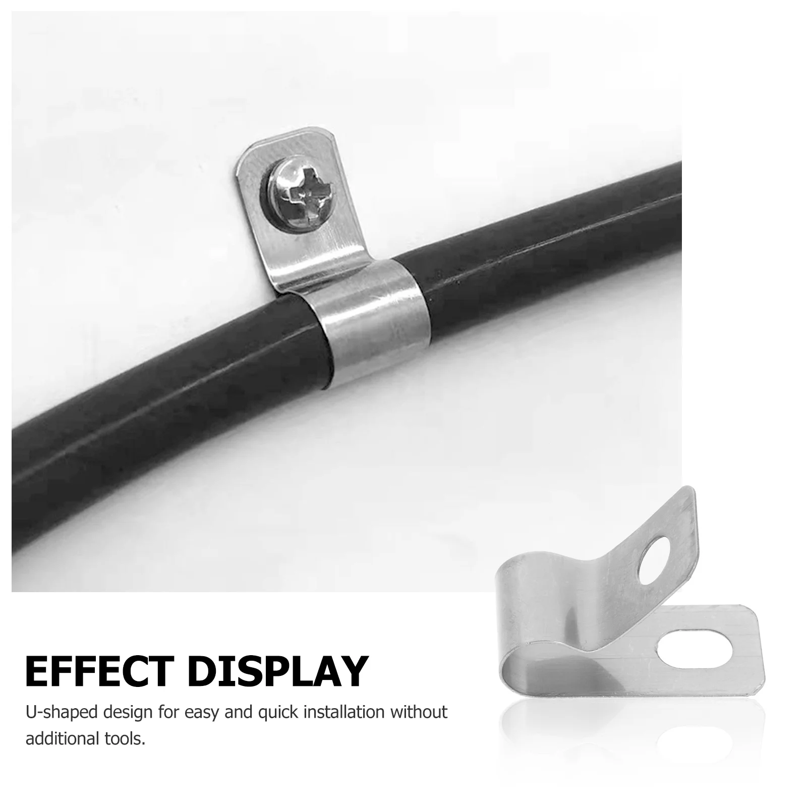 

20Pcs Corrosion-Resistant Rope Light Clips 6mm for Long-Lasting Performance Rope Light Clips Wire Clamp Wire Holder