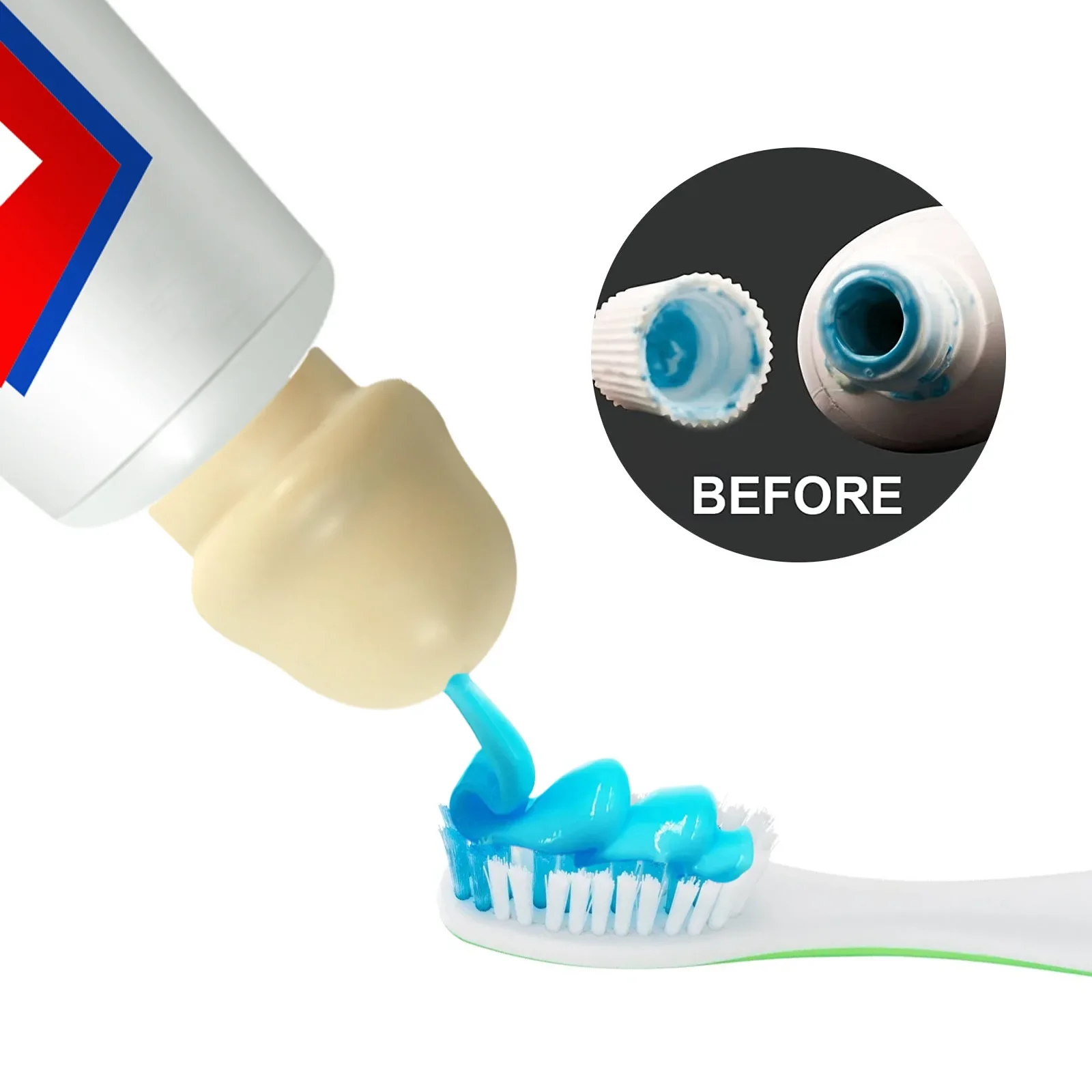 Toothpaste Pump Silicone Toothpaste Cap Self-sealing Toothpaste Squeezer Dispenser Paste Saver Bathroom Supplies