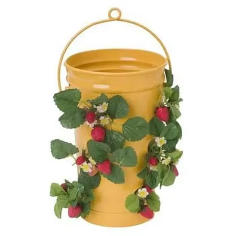 for Sturdy Hanging Metal Plant Stand Wall Mounted Indoor Outdoor Flower Pot Holder Modern Decorative Garden Balcony Planter