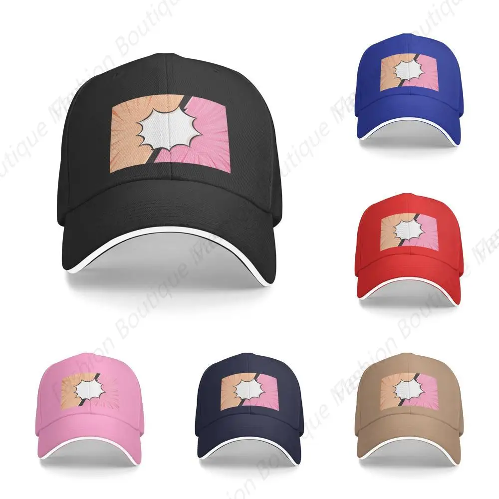 

High Quality Abstract Clouds Printing Sandwich Caps Peaked Caps Trucker Hat Men Women Outdoor Sport Travel Sun Visor