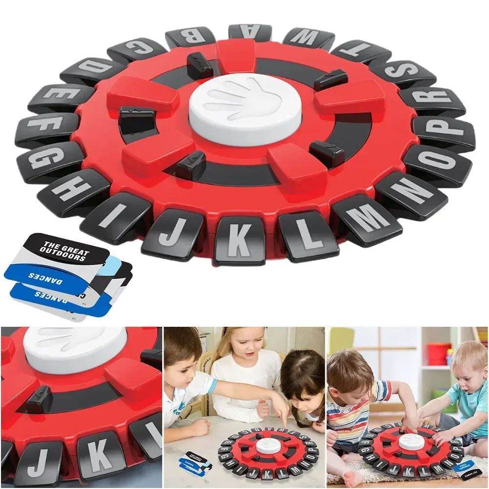 New Spanish Word Game Fast-Paced Family Board Game The Quick Thinking Letter Pressing Tapple Games