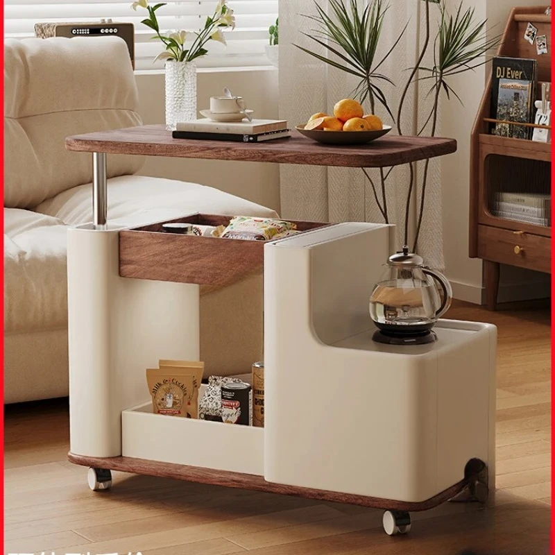 A  Living room mobile coffee table trolley balcony boiling water small tea table small apartment
