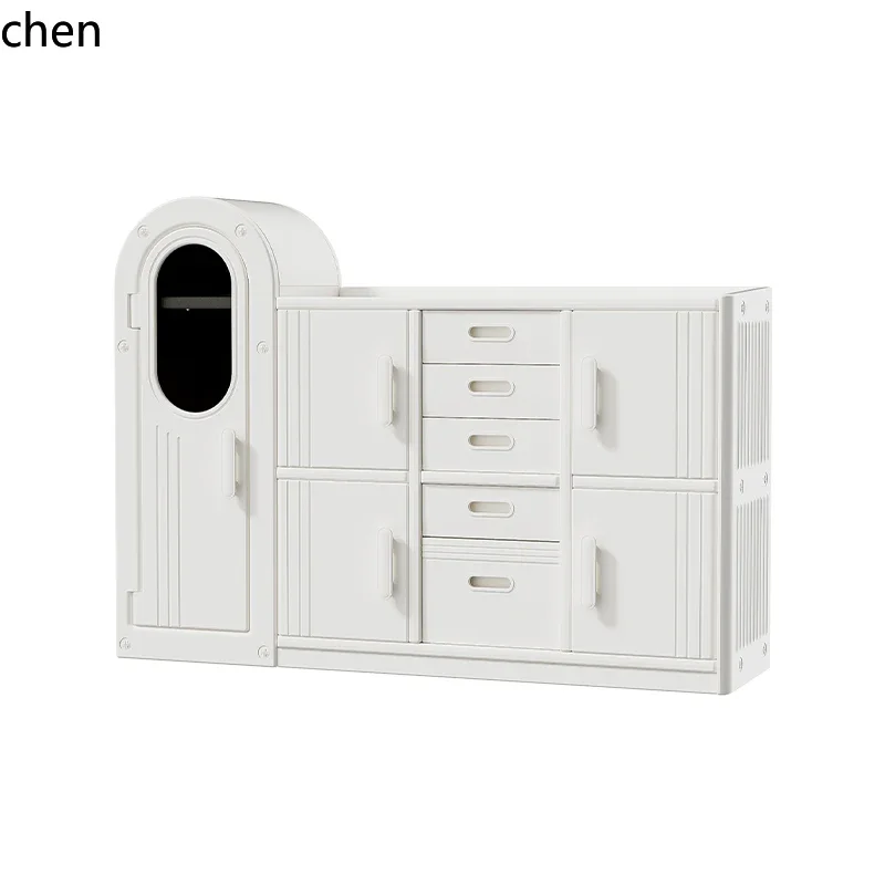 DSA  Children's Toy Storage Cabinet Feeding Table Baby Storage Rack Baby Products Shelf