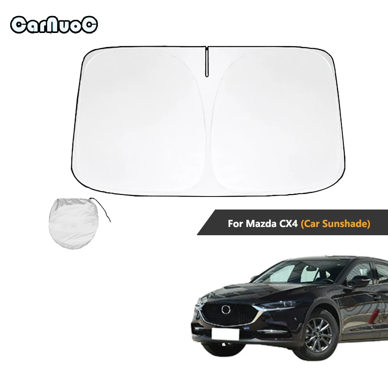

For Mazda CX4 Car Sunshade Sun Shade Front Rear Window Film Windshield Visor Cover UV Protect Reflector Accessories