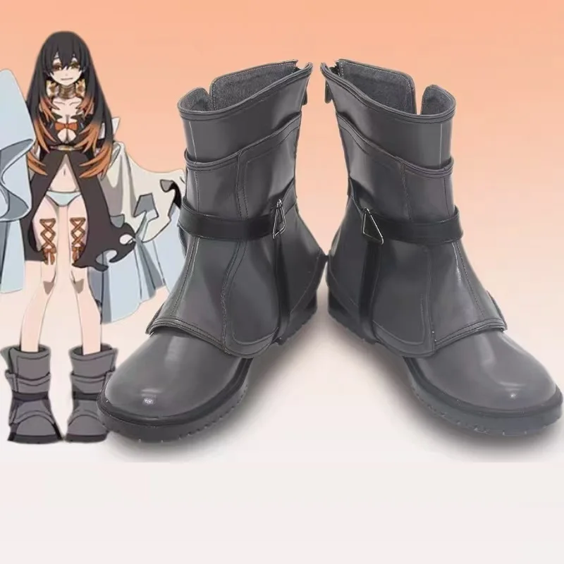 chaussures-de-cosplay-anime-gachiakuta-amo-empool-bottes-en-cuir-pu-accessoire-de-cosplay-d'halloween-chaussures-sur-mesure