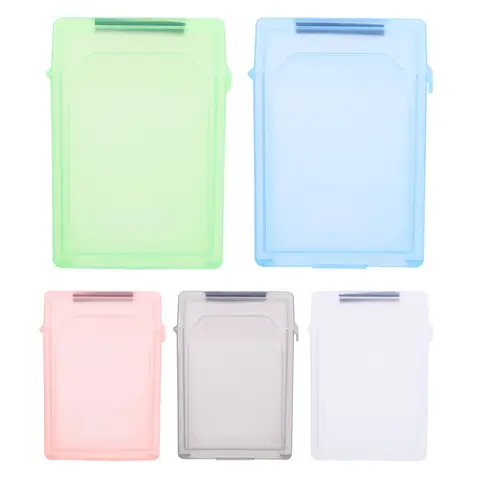 2.5 in HDD SSD Protective Case Plastic Moisture-proof Hard Drive Disk Protective Box Dustproof 2.5 Inch Hard Drive Storage Case