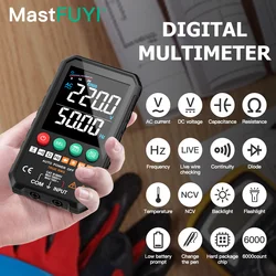 MASTFUYI Smart Digital Multimeter AC & DC Resistance Continuity Measurement Tester NCV Test Instrument Autoranging Instrument