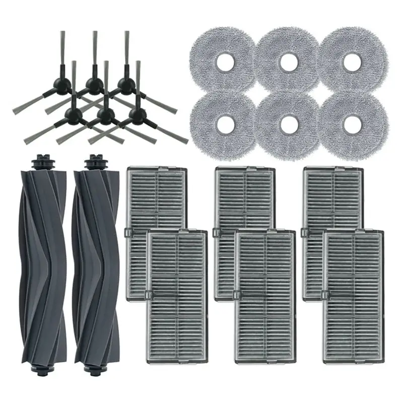 

YCOC-For Dreame L10s Pro Ultra Heat / X30 Ultra / X30 Pro Vacuum Cleaner Main Side Brush Hepa Filter Mop Cloth Dust Bags Part