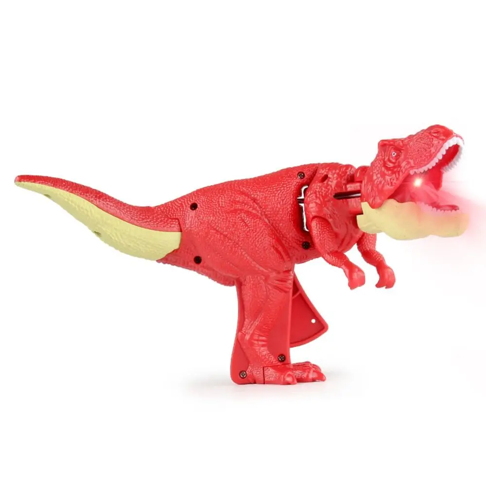 Игрушки динозавров Юрского периода, светящиеся и звуковые поворотные головки, имитация исследовательского пластикового динозавра с ручным управлением