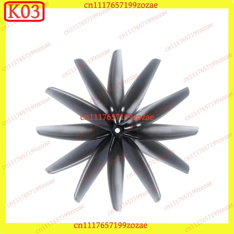2 Pairs 7 Inch Propellers 7X5X3 7050 7.5X3.7X3 7037 CW CCW Light Grey Polycarbonate for RC FPV Freestyle Long Range Drone Parts