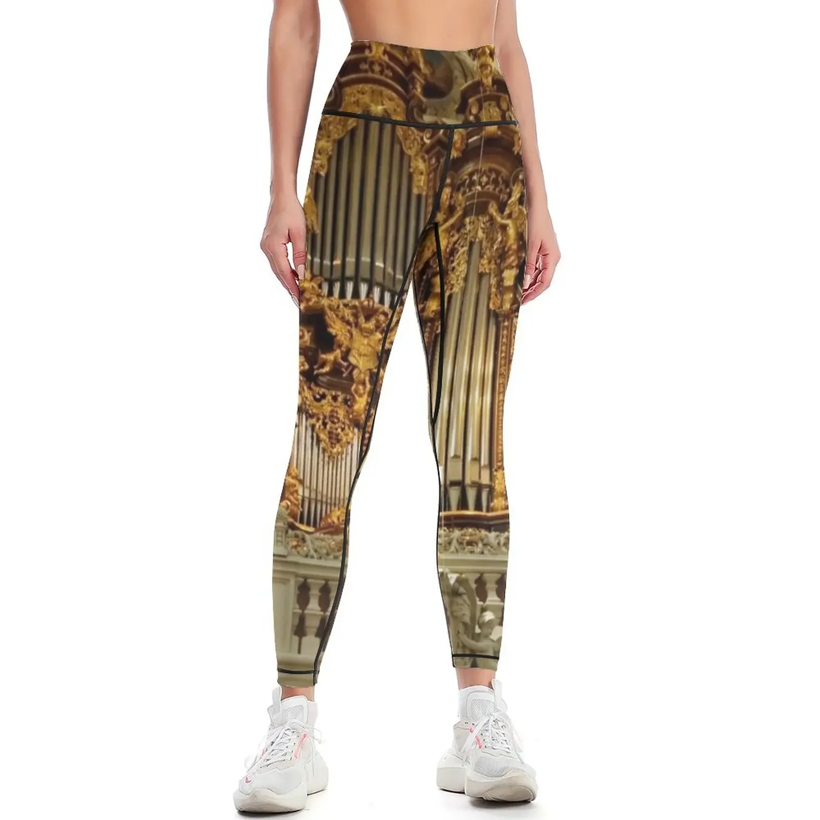

Organ, St. Stephan's Cathedral, Passau, Germany Leggings Women's push up Fitness clothing gym wear sports for Womens Leggings