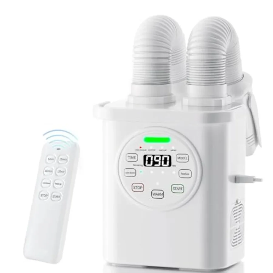 

Портативная грелка для одеял с дистанционным управлением обеспечивает комфортный теплый воздух на кровати, идеально подходит для сушки пота и изменения климата.