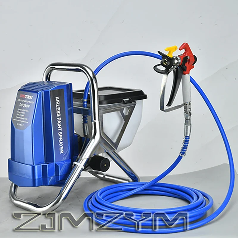 Electric DIY 1800W Automated Piston Airless Paint Spray Machine for Houses Manufacture's for Power Source With 6L Funnel