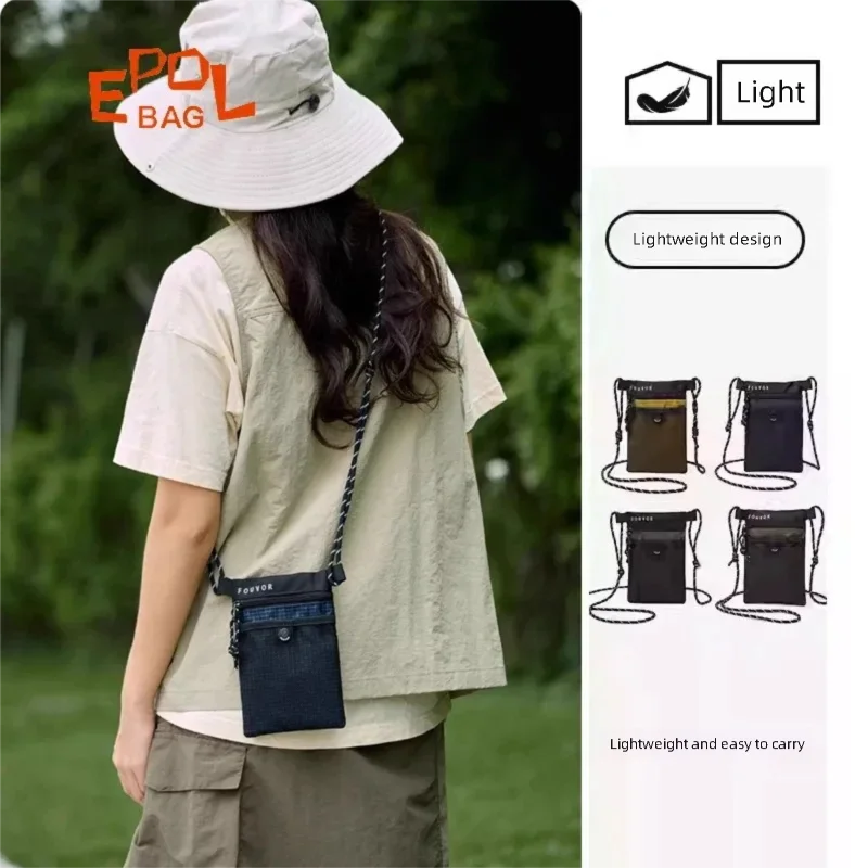 

FOUVOR Women's Crossbody Bag New Mobile Phone Holder Portable Travel Small Bag Lightweight Shoulder Bags 3058-01 3058-02 3058-03