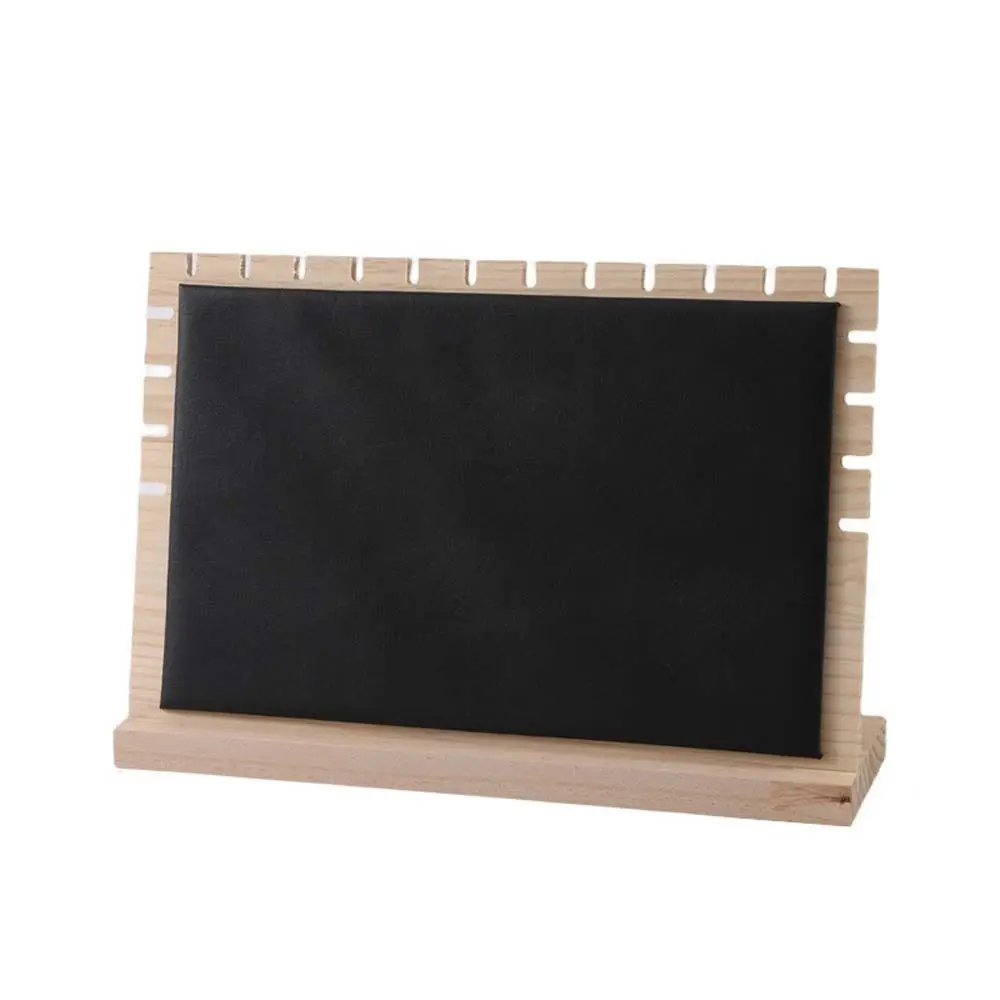 

Solid Wooden Jewelry Display Frame Necklace Holder Support Stand Pendant Necklace Bracelet Exquisite Design Rectangle