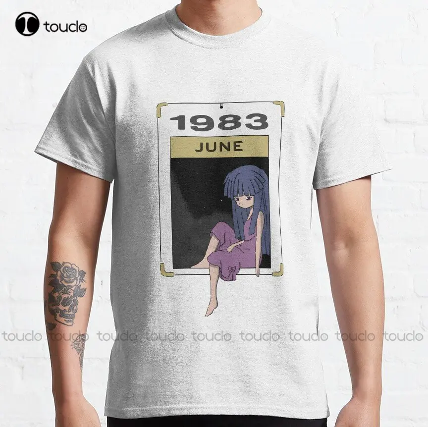 Rika Furude Higurashi No Naku Koro Ni Classic T-Shirt Custom Aldult Teen Unisex Digital Printing Tee Shirts Custom Gift Xs-5Xl