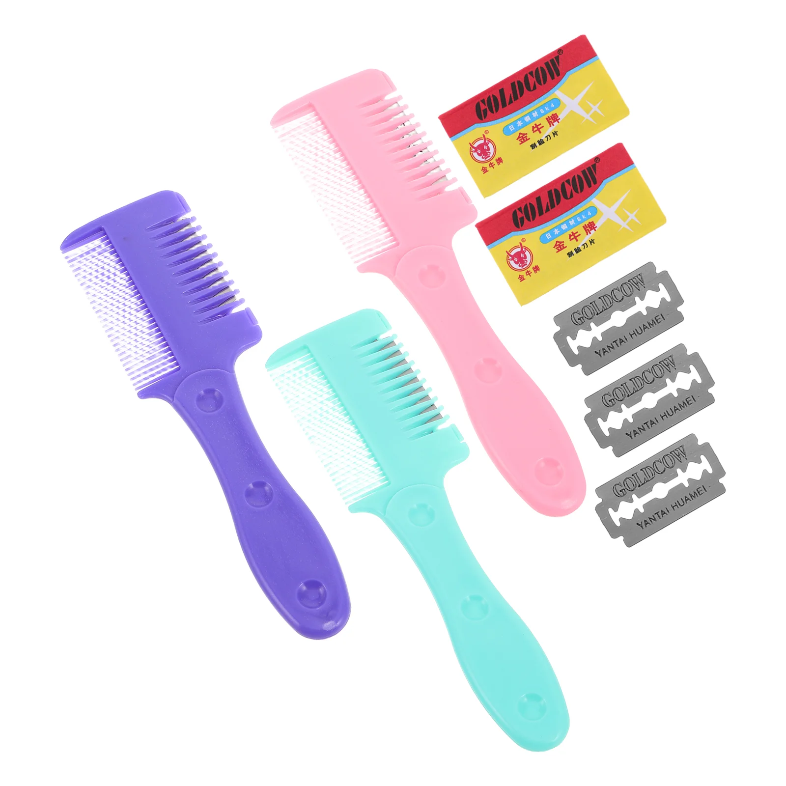 Clippers Hair Cutting Razor Combs for Men Trimming Thick Thinner with Thinning Tool Razors Women