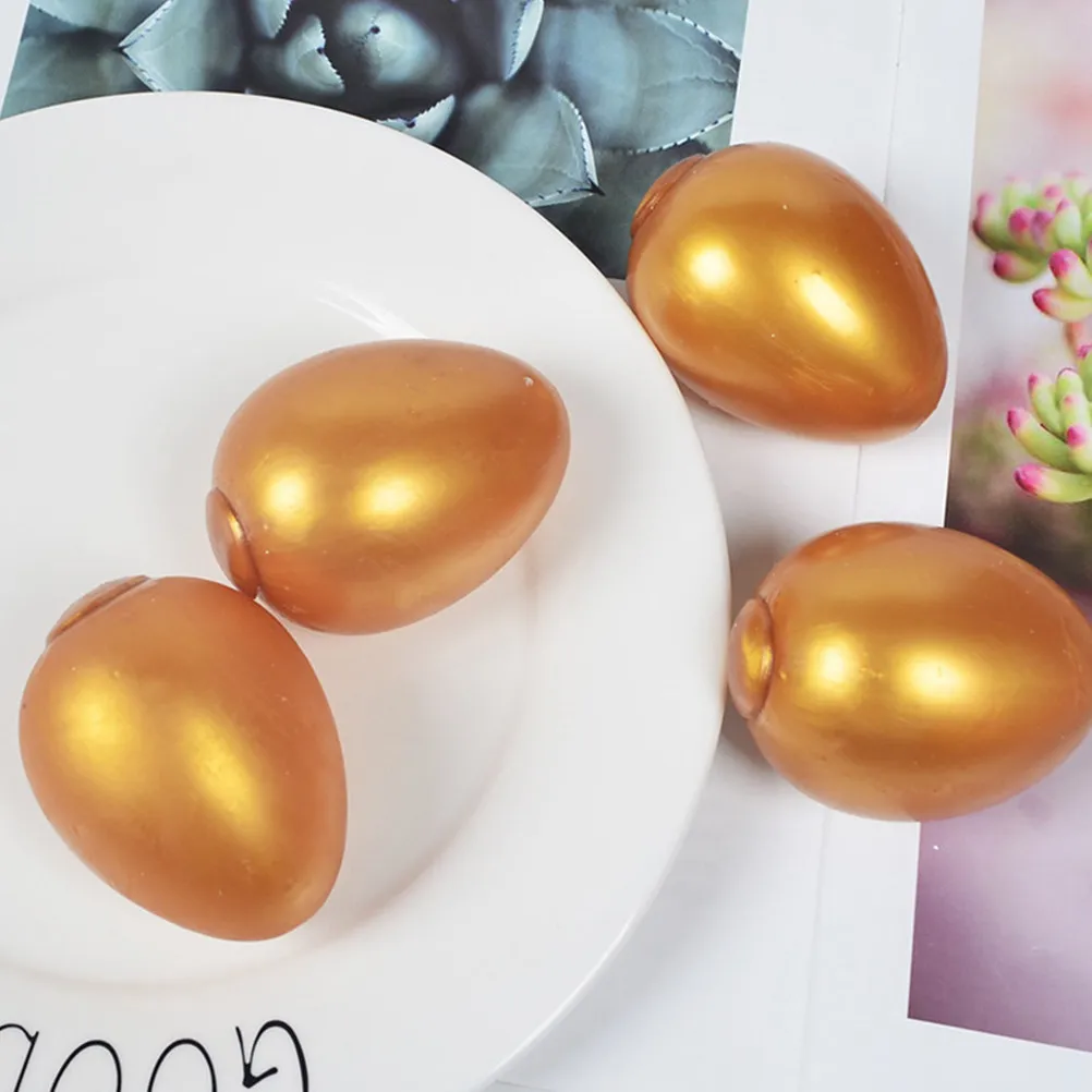 6Pcs Simulation Egg Vent Balls Stress Reliever Squeeze Set for Adults Kids Decompression Fun Prank Prop Creative Recreational