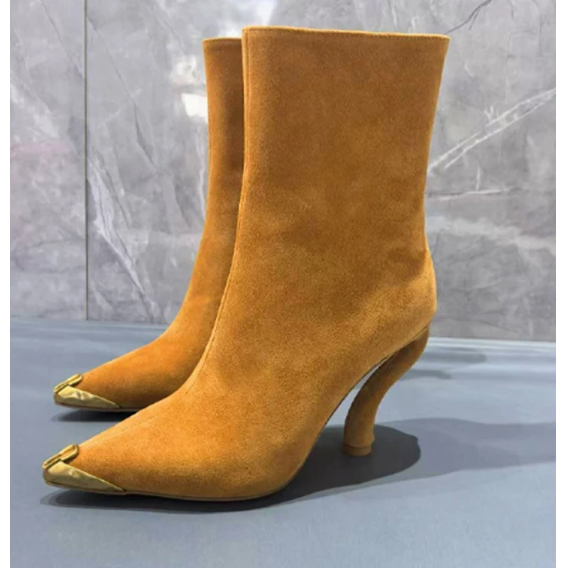 أسود التمساح تنقش أشار تو كعب منحني حذاء من الجلد امرأة شتاء 2026 الجانب سستة عالية الكعب موضة فستان الحفلات الأحذية