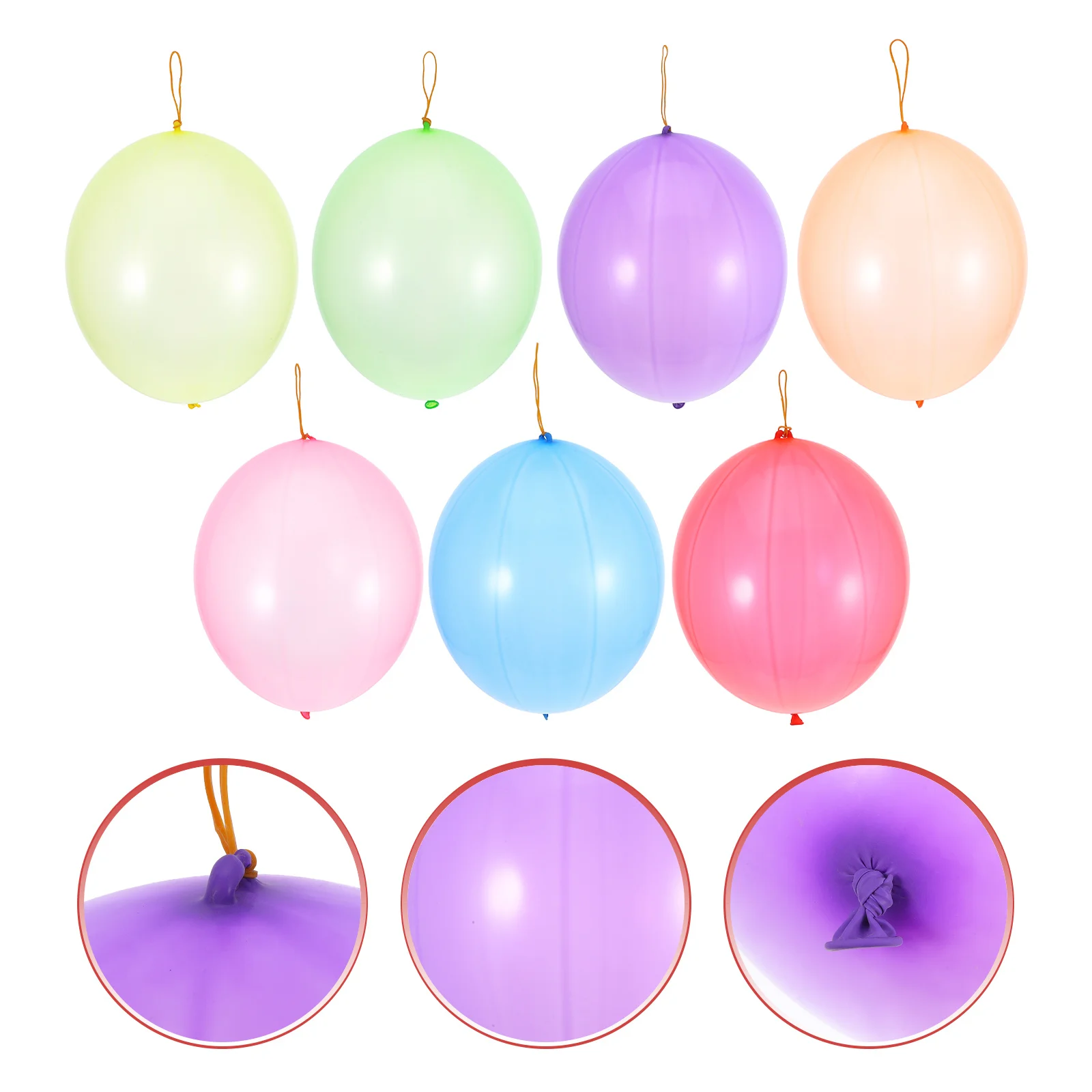 

50Pcs Punch Balloons Party Bag Fillers Latex Balloons for Birthday Party Gifts Favors Punch Balloon for