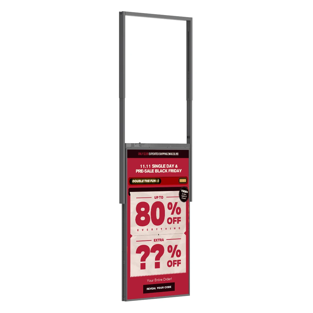 High Brightness Display Advertising Touch Screen Window Lcd Poster Digital Signage and Display