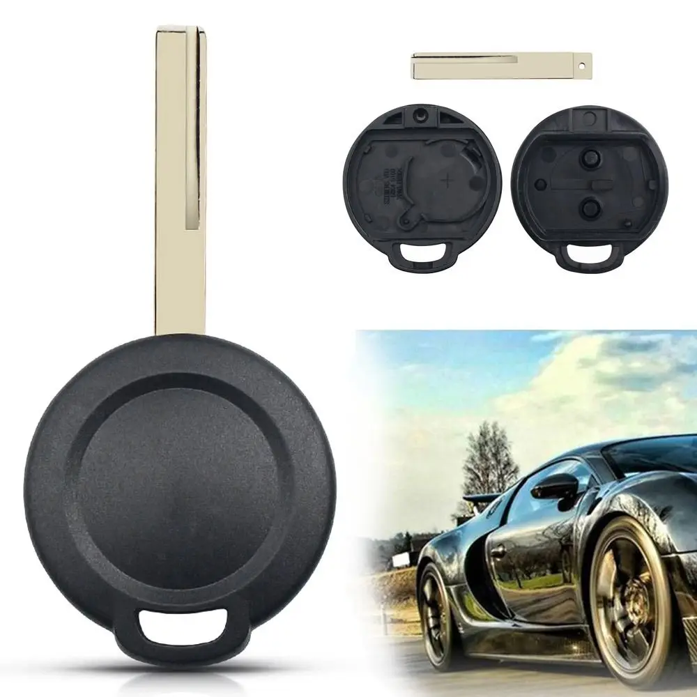 Uncut Blank Blade Car Key Shell 2 Buttons ABS Remote Car Key Shell Straight Key for Mitsubishi Colt Warior Carisma Spacestar