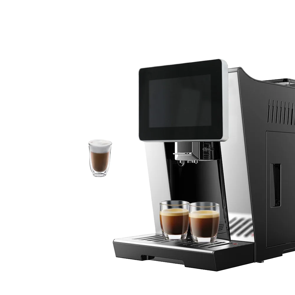 OEM Professional Touch Screen Commercial Automatic Espresso Coffee Machine New Design Bean to Cup Electric Power Source