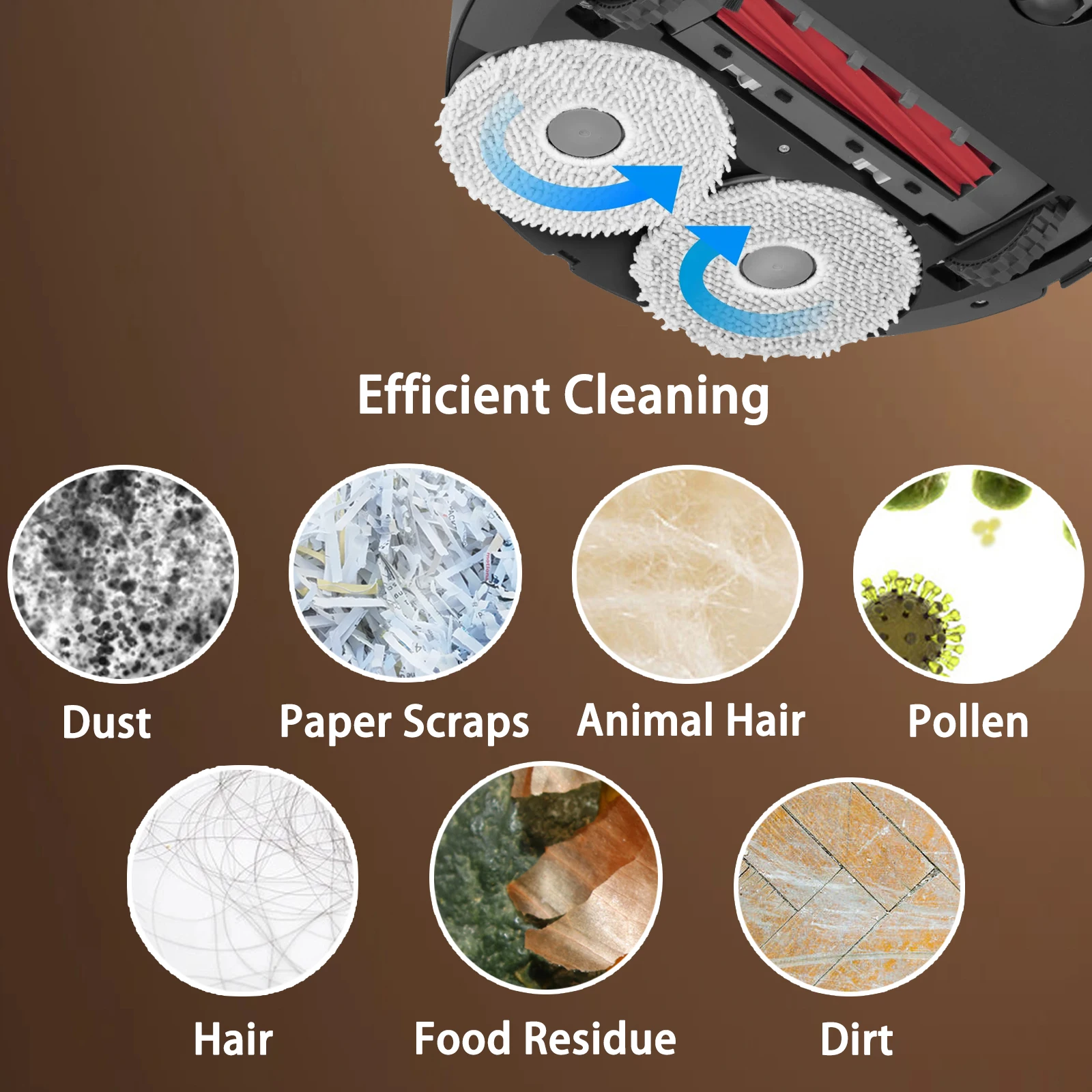 ملحقات Roborock الأصلية ممسحة قماش * 4 لـ QRevo/Qrevo S #6