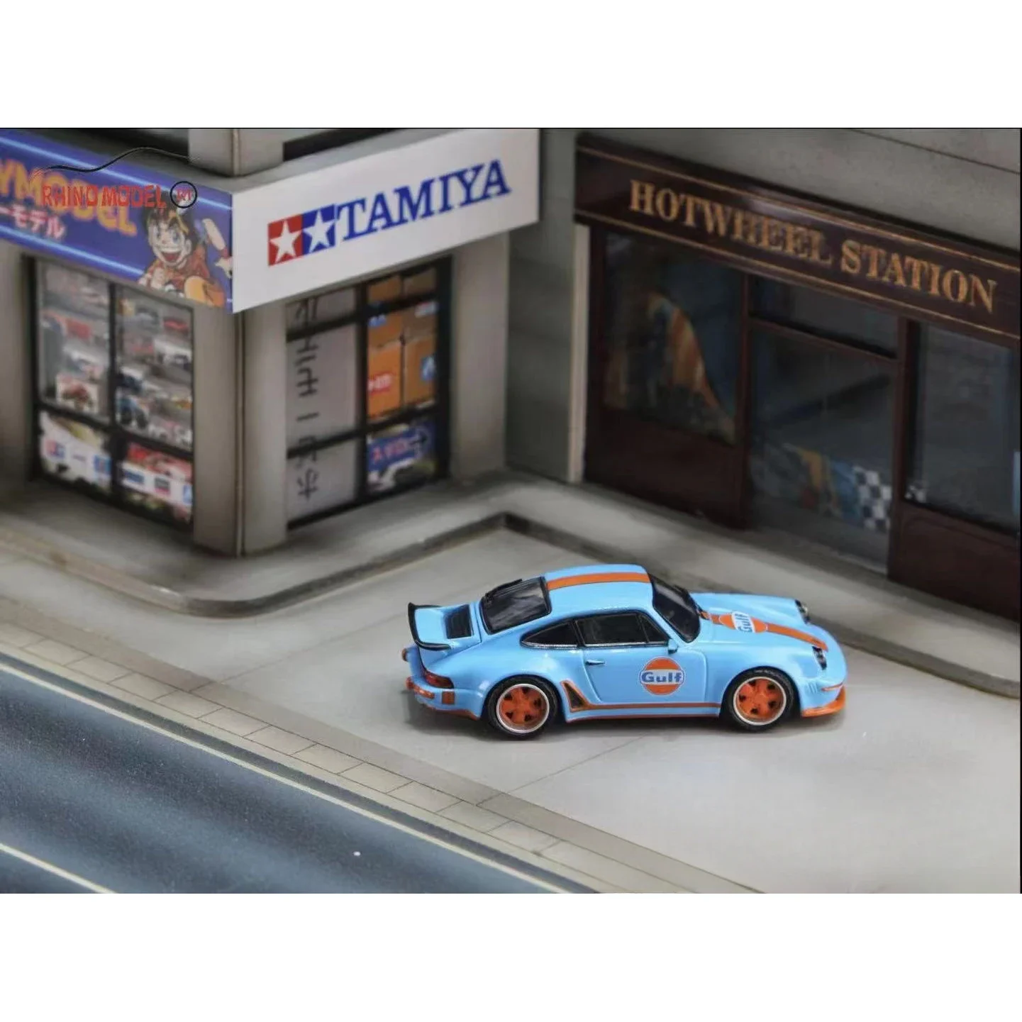 1:64 Porsche Singer Turbo 930 GULF Gulf Petroleum Alloy Model