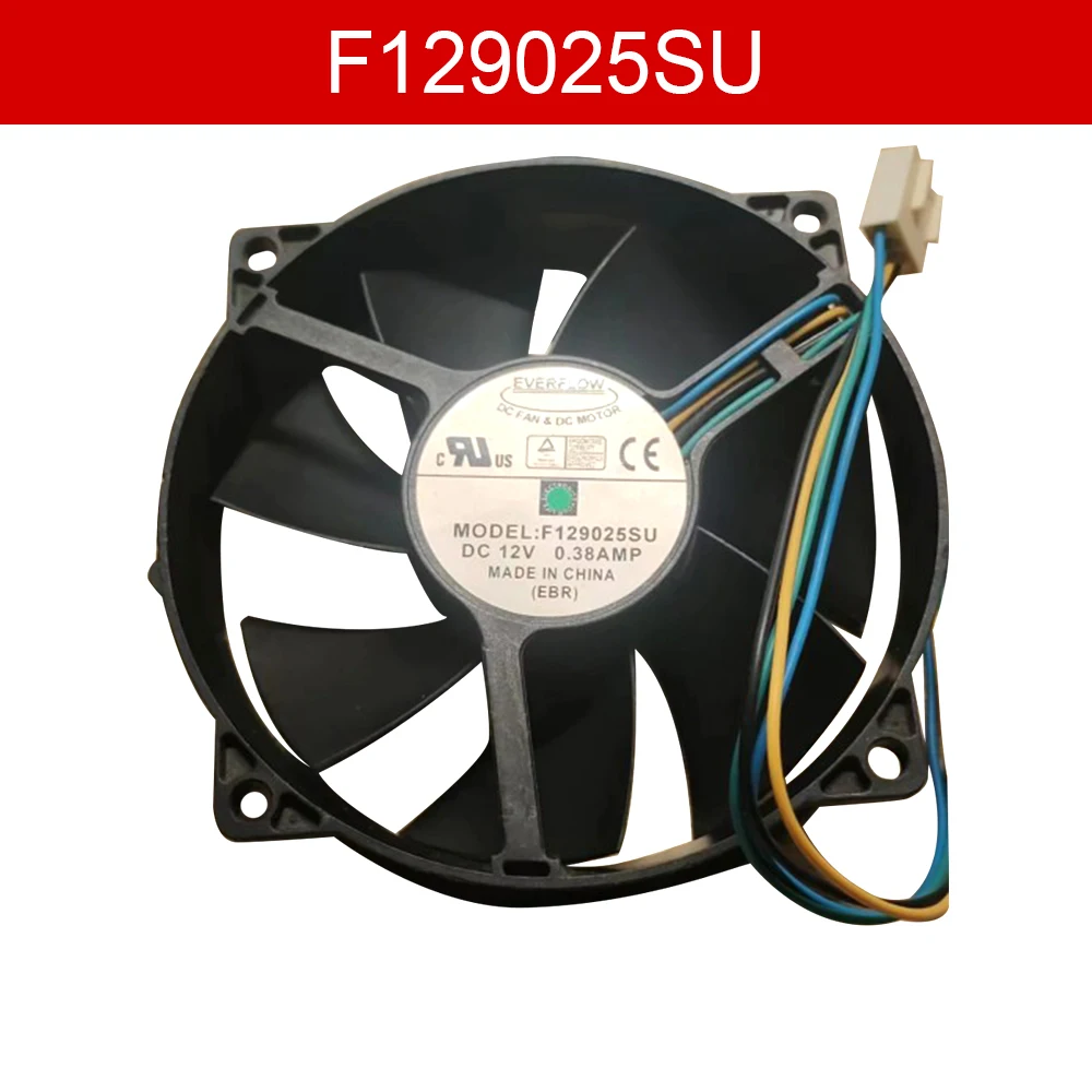 

F129025SU Новый 90*90*25 мм DC12V 0.38A 4-контактный ШИМ-кулер 9025 Охлаждение процессора для EVERFLOW Быстрая доставка