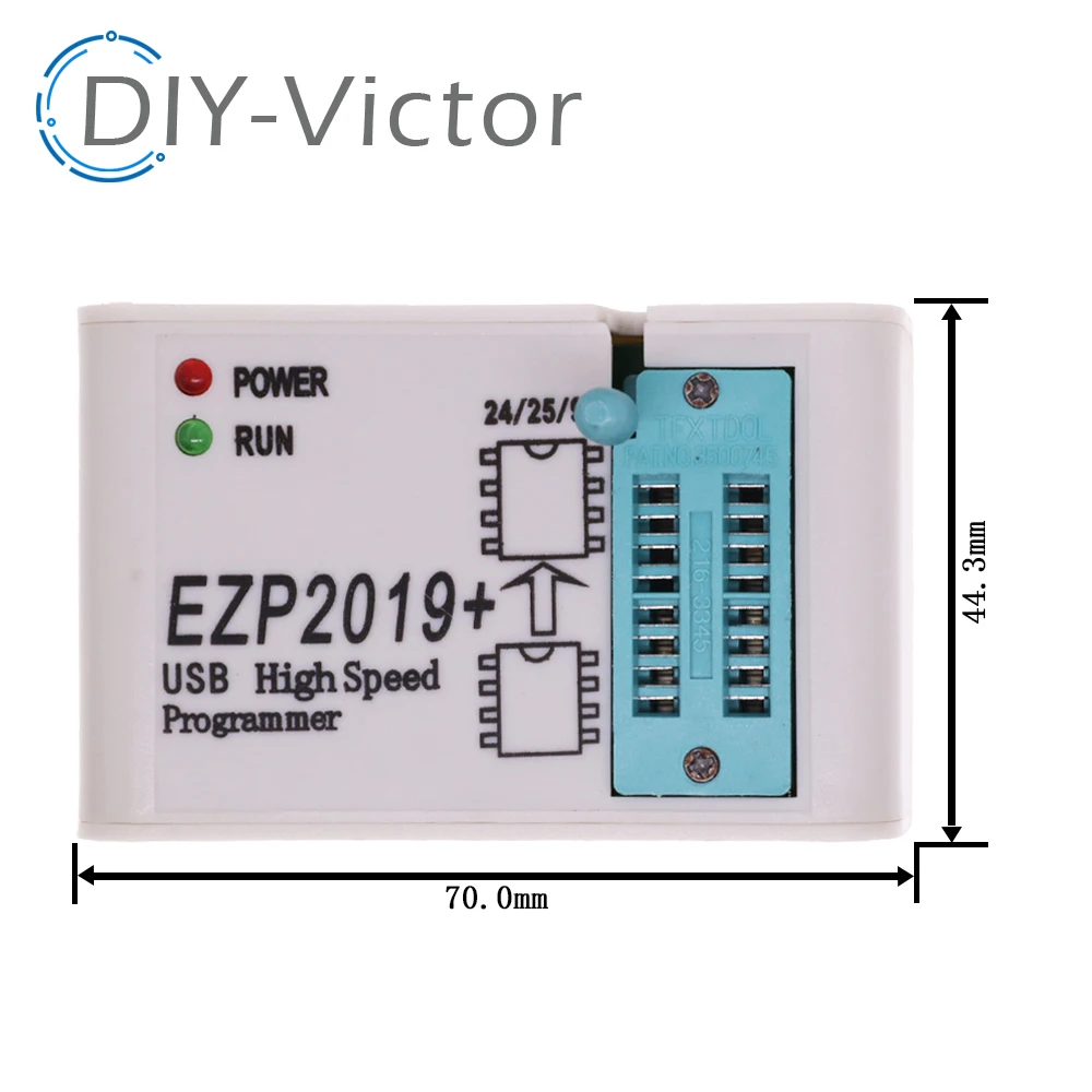 Imagem -05 - Programador Spi de Alta Velocidade Ezp2023 Mais Usb Suporte 24 25 93 Eeprom 25 Chip Flash Bios Soquete Conjunto Completo