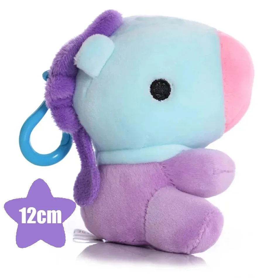 B-T-21 Cartoon-Tier Plüschtier Schlüsselanhänger Handy-Anhänger Tata Koay Shooky Mang Cooky Büro-Entspannungsgeschenk für Freunde Rucksack