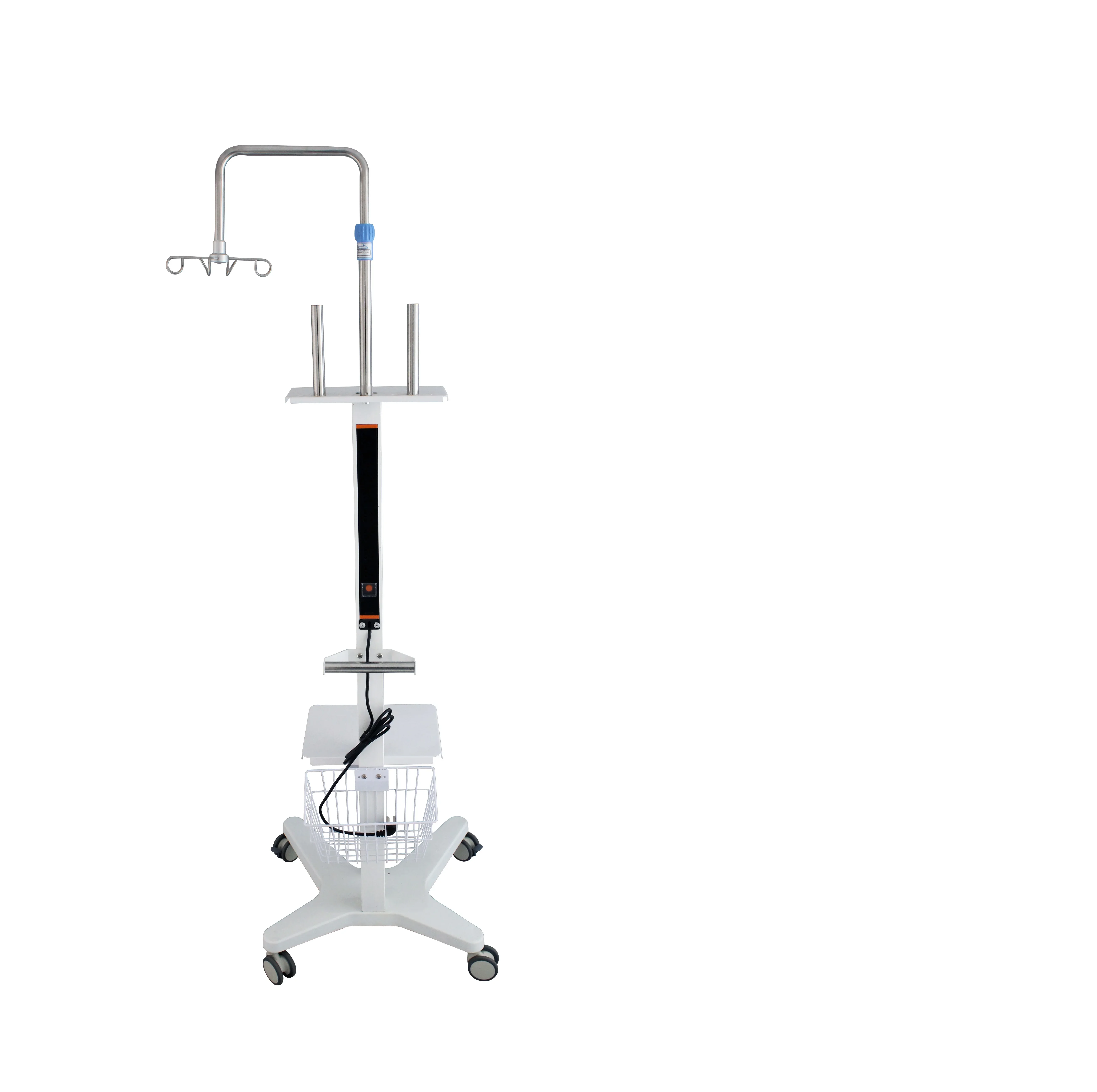 Ginee Medical cheap and fine best sale hospital equipment medical furniture high quality Multi-lane pump trolley for clinic