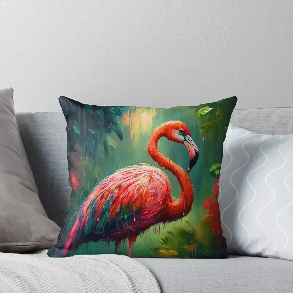 

Tropical Depression Flamingo Throw Pillow Cushions For Decorative Sofa Couch Pillows Christmas Pillowcase pillow