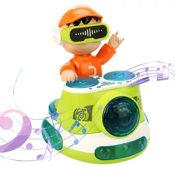 DJ beat toy | Rock Boy dancing toy | Auto motion toy DJ bouncing interactive LED and music for ages 9+ months