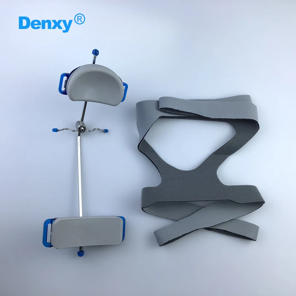 Denxy 1Bag Dental Reverse Pull Kopfband Einpolige Gesichtsmaske mit Kopfriemen Silikonpolster Kieferorthopädische Patienten-Zahnpflege-Artikel – Detail 7