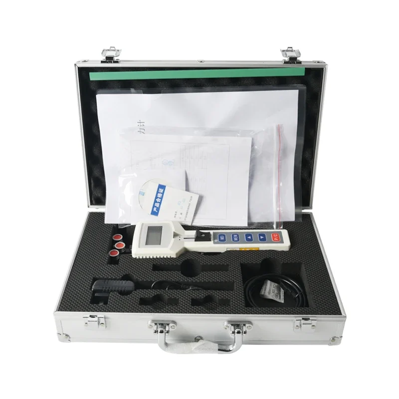 220V Handheld Digital Tensiometer Dynamometer for Steel Wire Cable and Rope 1 Year Warranty Electronic Power