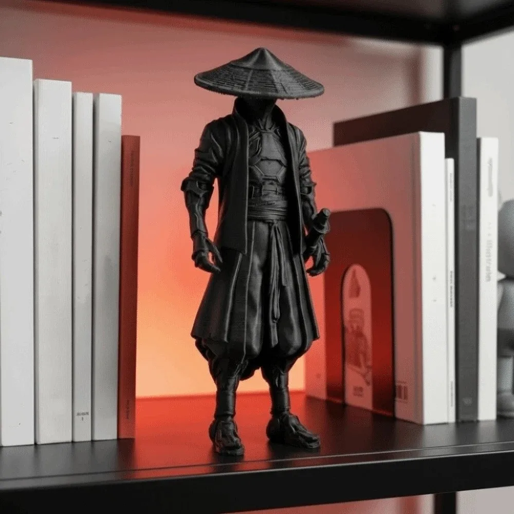 Crafts Funny Ninja Statue Creative Multi-functional 3D Printed Warrior Ornament Decorative Model Samurai Ornaments Study Room