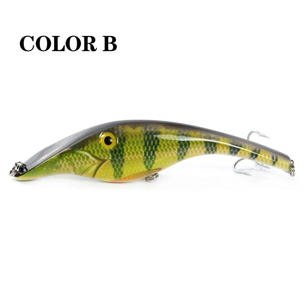 ALASICKA 140mm 42g 1 Stück Zalt Pike Undberg Stalker Musky Muskie Pike Bass Köder Köder Wobbler 3D Augen Floating Crank Jerk Troll