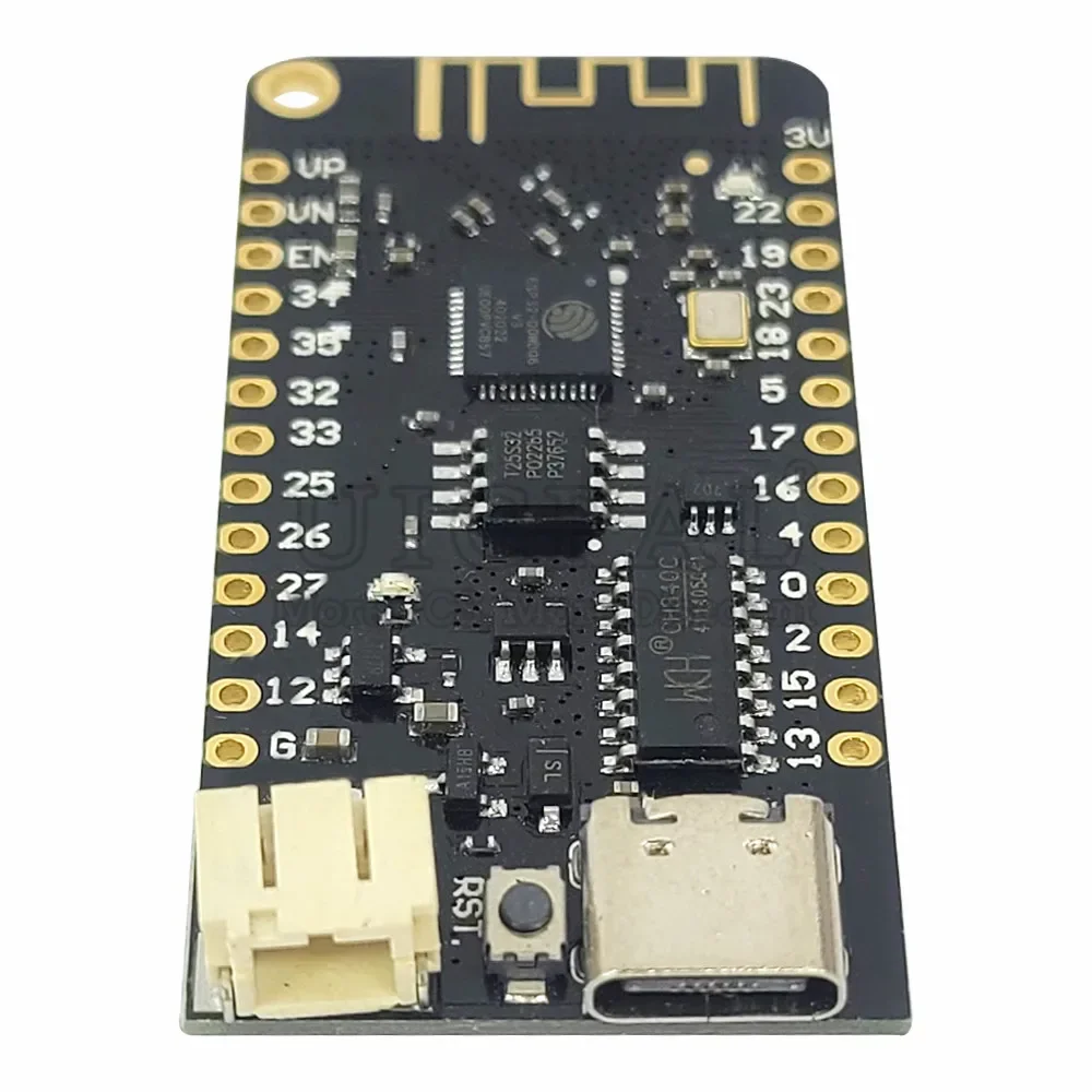 

BT Wifi Module for MicroPython Development Board Module with Lithium Battery Interface 4MB Flash 4MB FLASH USB Type-C ESP32