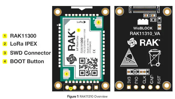 RAK11300 | RP2040 SX1262 | Module for LoRaWAN