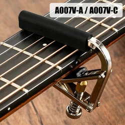 Alice A007V-A Folk/Electric Capo & A007V-C Classical Capo – Lever Mechanism, Rustproof Plated, 53g, for 6-String Guitar/Ukulele