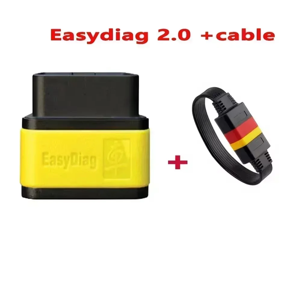 Bluetooth-адаптер Easydiag 2.0 OBD2 для автомобильного сканера Xdiag/Diagzone/Xpro5 с 16-контактным удлинителем OBDII Bluetooth-адаптер Easydiag 2.0 OBD2 для автомобильного сканера Xdiag/Diagzone/Xpro5 с 16-контактным удлинителем OBDII
