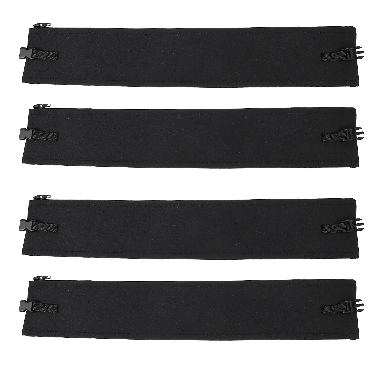 4Pcs Neoprene Cable Management Sleeves with Zipper for Wires, Cord Organizer for Office, Home, TV & Computer Desk