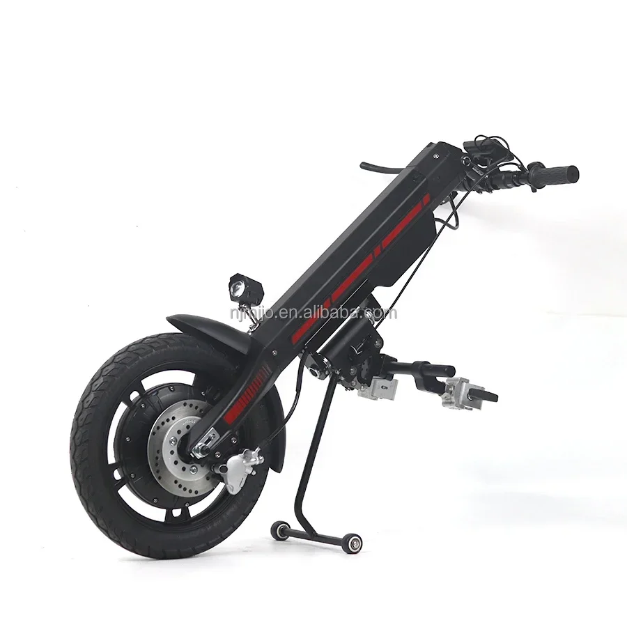 800W Mountain Cycling Rough Road WheelX Bike Electric Handcycle Mountain Trike Motor Power Walker Rollator