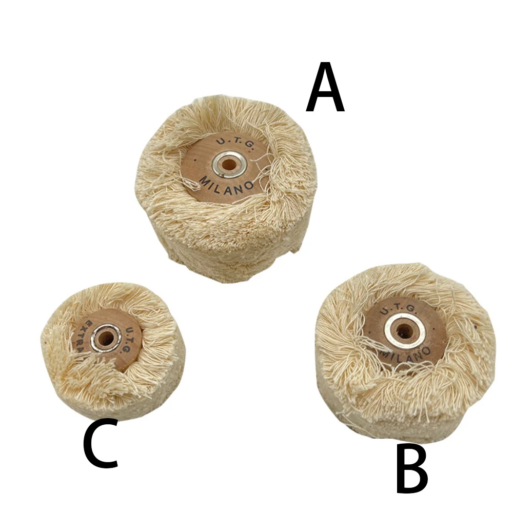 1 sztuk biżuteria z bawełny polerka szczotki koła drewniane metalowe centrum polerowanie obrotowe narzędzia do tworzenia biżuterii