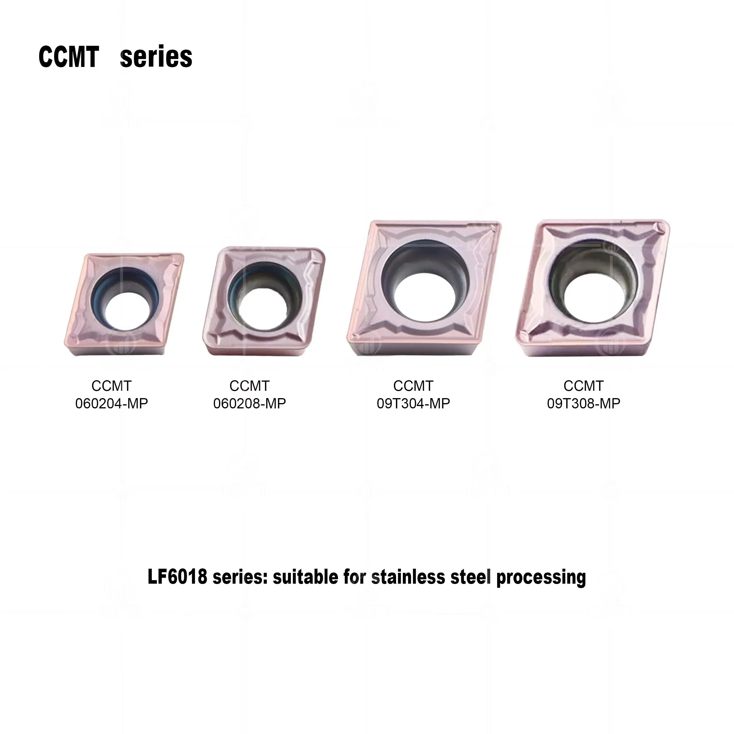 

DESKAR 100% Original CNC Lathe Blades CCMT060204 CCMT060208 CCMT09T304 CCMT09T308-MP LF6018 Rhombus Internal Turning Tool Insert